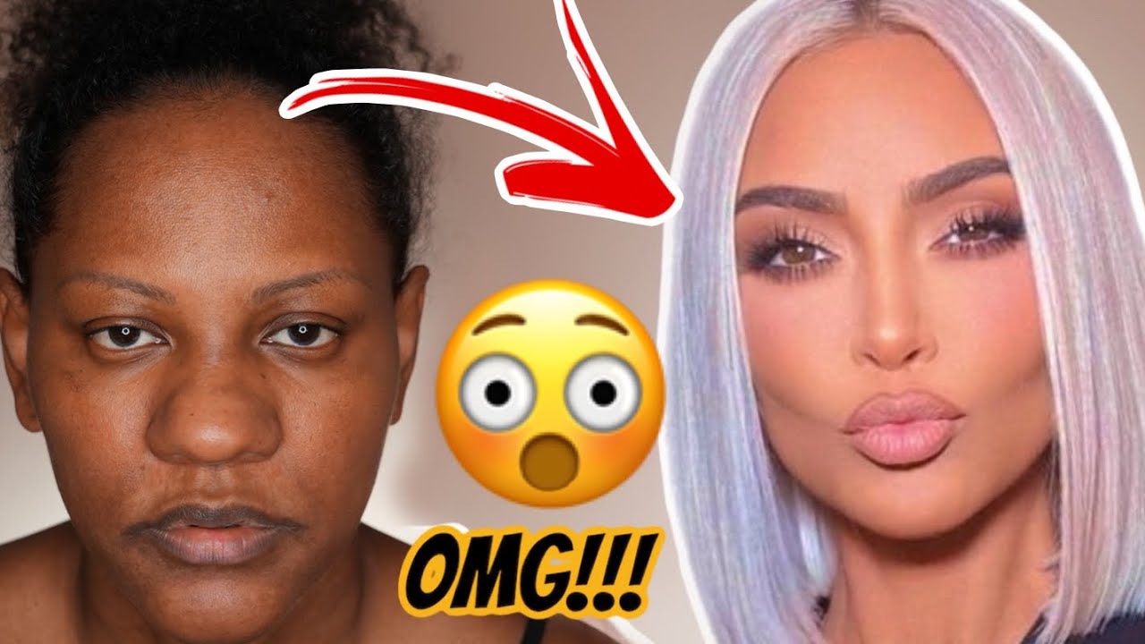 Makeup Transformation Kim Kardashian Cirurgia Plástica #makeuptutorial ...