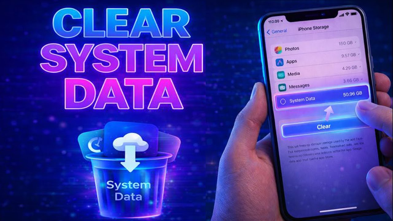How to Delete System Data on iPhone Free Up Huge Space! - YouTube