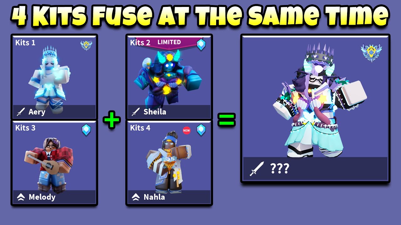 What Happens If You Fuse 4 Kits At The Same Time? (Roblox Bedwars)