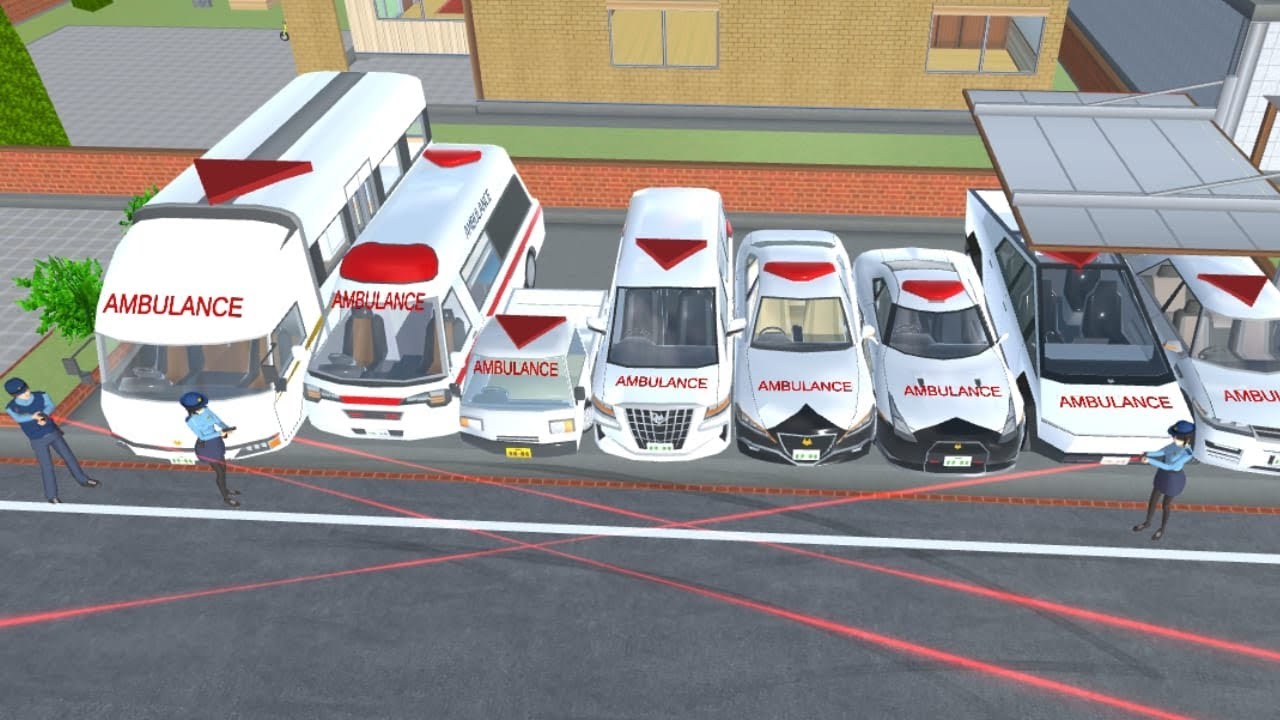 The stranger shadow drive all police cars & bikes or ambulance parked at own home 🏡 || Sakura🚓🚔 ||🔥 