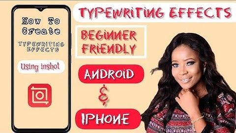 How To Create Typewriting Effect On Inshot / Typewriting Effects/ Inshot Animated text