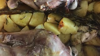 Koke Qingji Me Patate Ne Furre