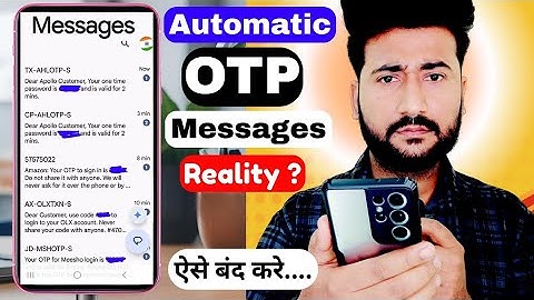 Automatic OTP Received Problem Solution || What To Do When You Receive Too Many OTPs