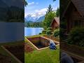 “Building a Dream Bunker Near the River ✨”#ai #youtubeshorts #shortsfeed #short