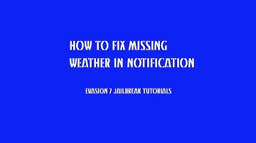 iOS 7 Notification Center Weather Crash Fix: Evasi0n7