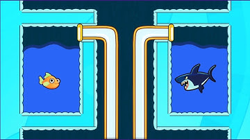 Save The Fish! - All Level Answer Android, iOS Gameplay 91 - 100