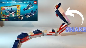 LEGO creator 31088 - build a snake - #aliternativebuild #lego