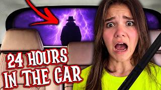 Surviving 24 Hours in a Luxury Car... Then a Creepy Man Started Watching Us!