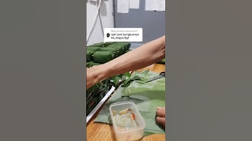 Thumbnail of Cara membungkus nasi bakar