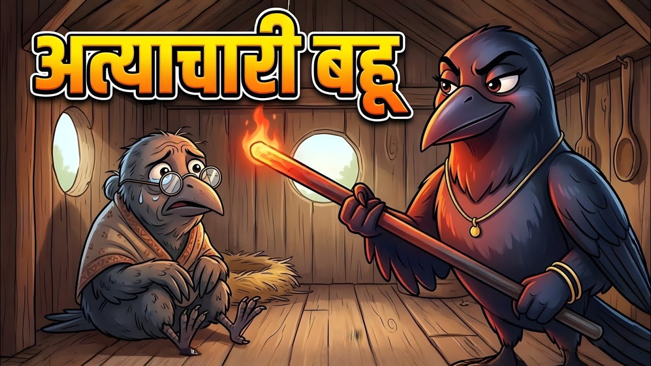 अत्याचारी बहु | HINDI CARTOON | Atyachaari Bahu | Kauwa Ki Kahani | kauwa कार्टून | Hindi Kahaniyan