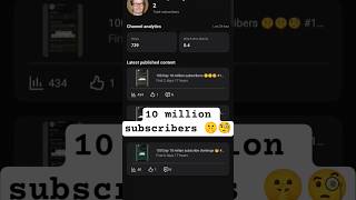 100 Day 10 million subscribers YouTube channel monetize 😱😱😡