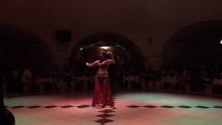 Танец с саблей. Турецкая ночь в Каппадокии, Турция. ресторан Хармандалы
