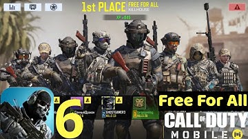 Free For All Call of Duty : Mobile Gameplay Walkthrough Part 6 (ios,Android)