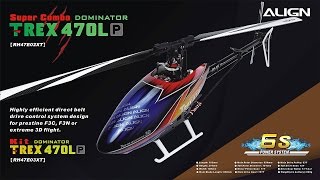 Align T-REX 470LP test flight
