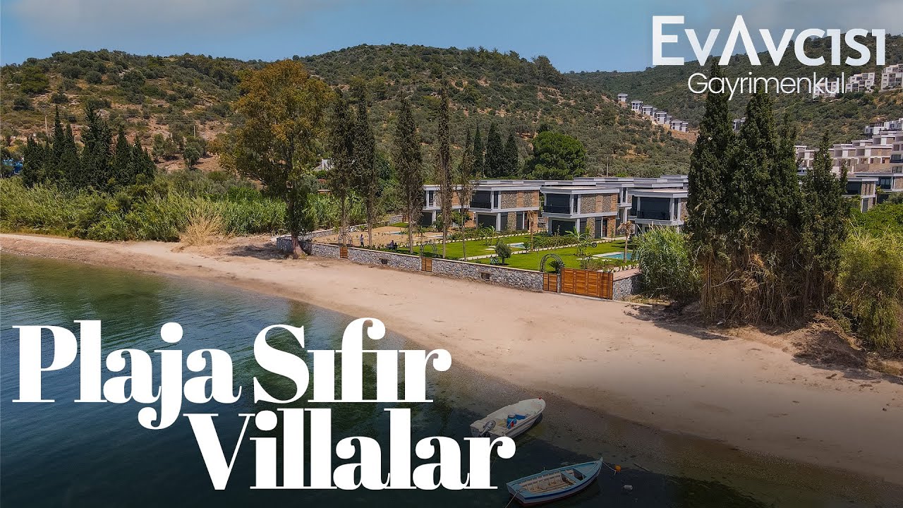 Güllük'te Plaja ve Marina'ya Sıfır Villa Projesi | Bodrum Satılık Villa