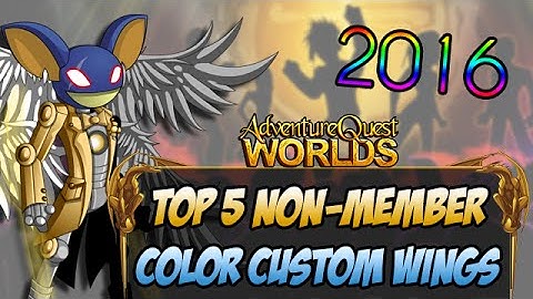 AQW: Top 5 Non-Member Free Colour Custom Wings of 2016