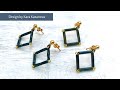 Bonita earrings tutorial | Quick and Easy Beaded Earrings | DIY & Crafts