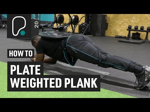 How To Do A Plate Weighted Plank