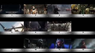 All ORDER 66 Scenes Simultaneously (ROTS - Fallen Order - Clone Wars - Bad Batch) REUPLOAD