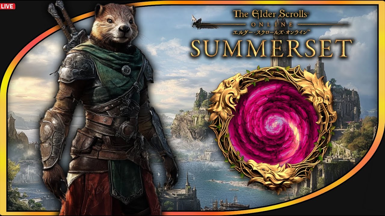 🔴LIVE📺 - The Elder Scrolls Online - Summerset - 12 MORE PORTALS - YouTube