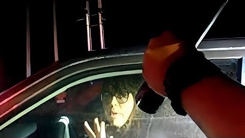 Woman Refuses To Get Out of Car, Ends Badly