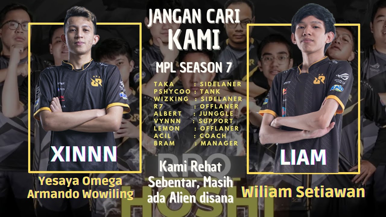 Line Up Rrq 🔵 Roster, Line Up baru RRQ Season 7 | Ternyata XIN dan LIAM Tidak Masuk ...