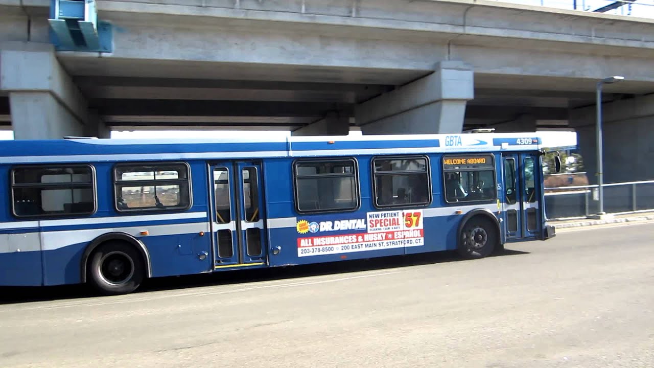 2003 greater bridgeport transit authority d40lf 4309 on greater bridgeport transit