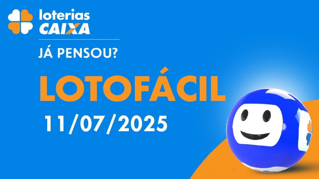 Resultado da Lotofácil - Concurso nº 3440 - 11/07/2025 - YouTube