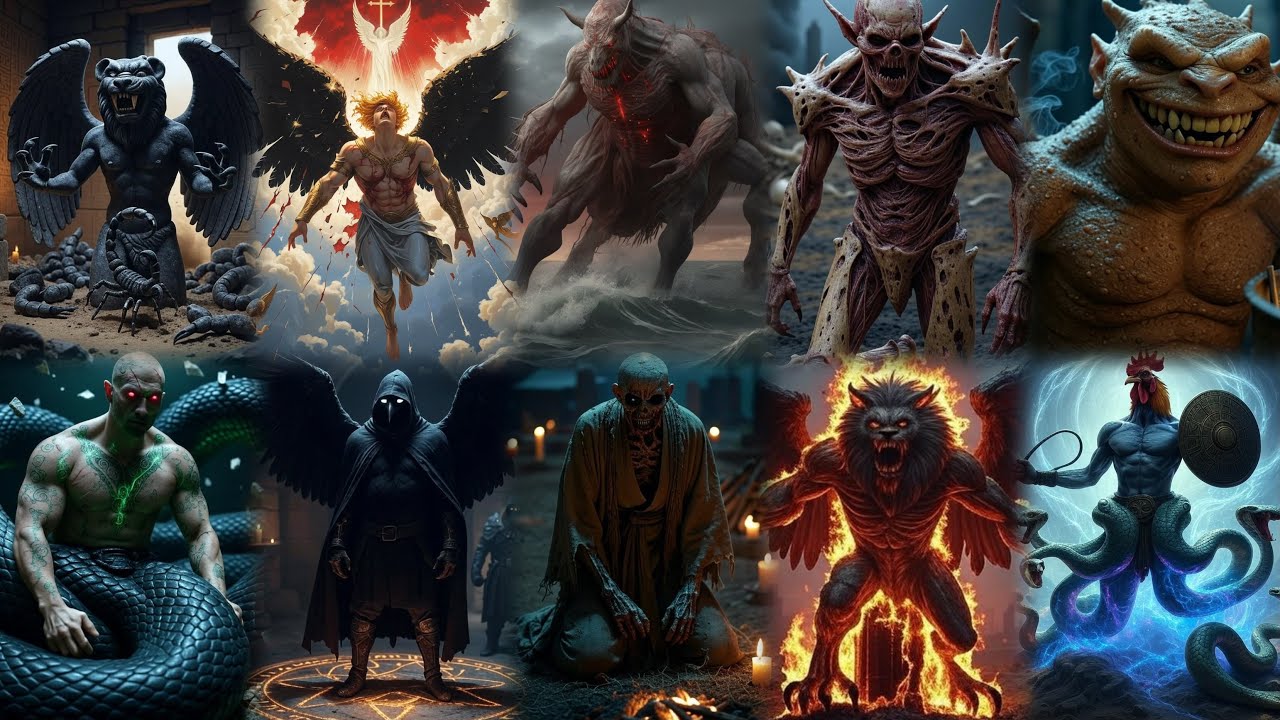 見てはいけない悪魔5選…世界が恐れた邪悪な悪魔　神 地獄解説 ①  作業用　睡眠用