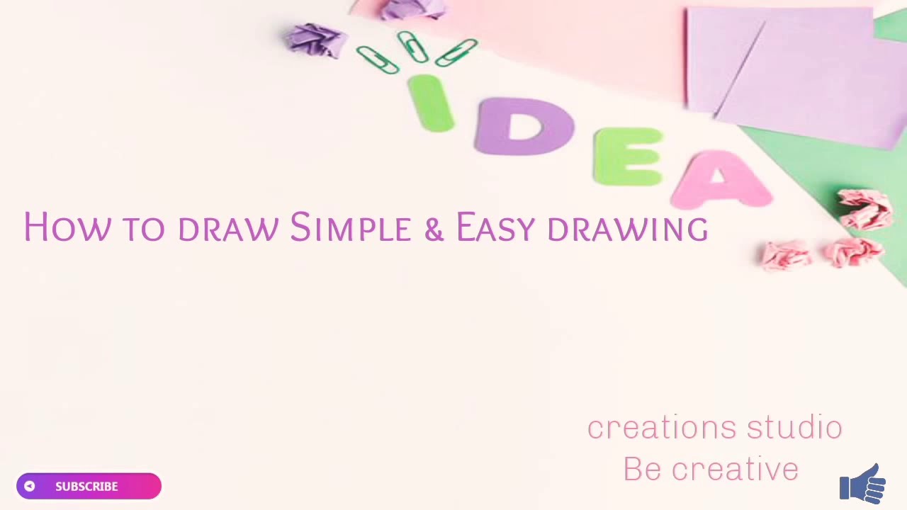 How to draw an easy & simple nature scenery . || For Beginners||