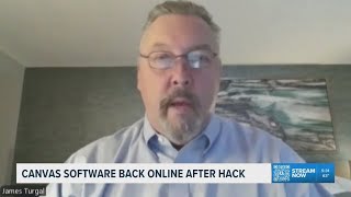 Canvas software back online after hack screenshot 1