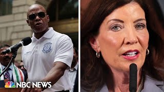 NYC Mayor Adams and Governor Hochul sparring over handling of migrant crisis