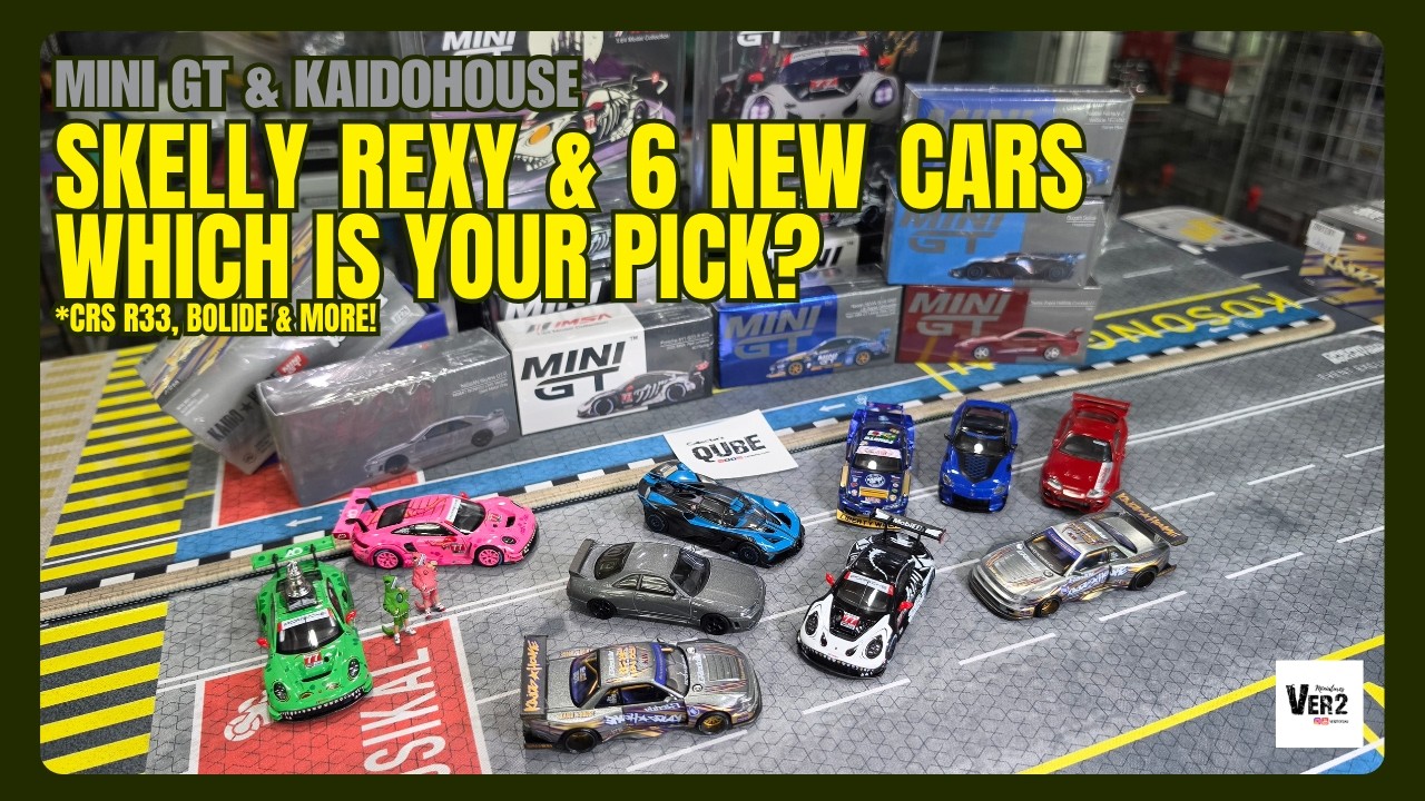 Skeleton Rexy 3 Ways! Mini GT Unboxing + VeilSide, NISMO CRS