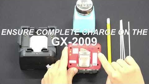 How to ensure a complete charge on the GX-2009