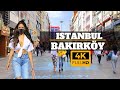 Istanbul Walking Tour In Bakırköy District 24 August 2021 |4k UHD 60fps