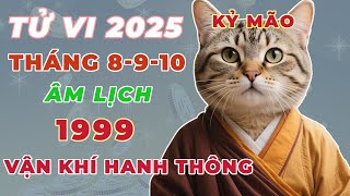 tử vi tháng 8 9 10 ÂL, tuổi kỷ mão sinh năm 1999, tài lộc sáng ngời, công danh bùng phát.