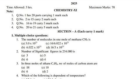 PSEB 10+1 Chemistry 26 September 2025 | Paper Solutions | Scholar Tutorial 