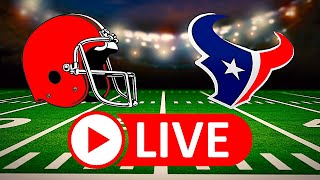 Cleveland Browns vs Houston Texans | 🟢 LIVE Watch Party