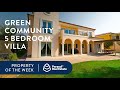 Beautiful upgraded Green Community East 5 bedroom Villa for Sale | Dubai | UAE
