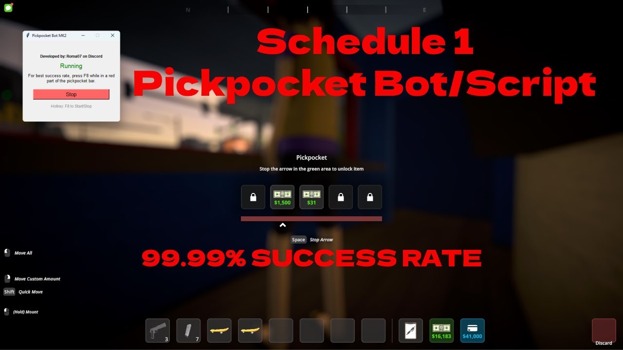 Schedule 1 Pick Pocket Bot Mod V2