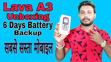 Lava A3 Best Feature Phone Unboxing, Review, Price || Best Mobile 2019