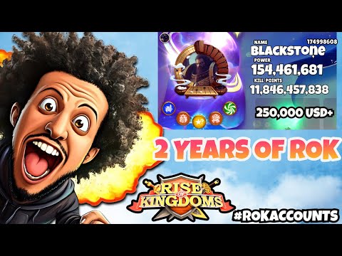 $250,000+ SPENT in 2 Years! | Meet the BlackStone Account | Rise of Kingdoms | Team Boom Boom