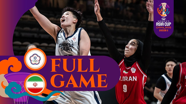 FINAL: Chinese Taipei v Iran | Full Basketball Game | FIBA Women's Asia Cup 2025  - Division B