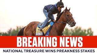 National Treasure Wins 2023 Preakness Stakes I CBS Sports
