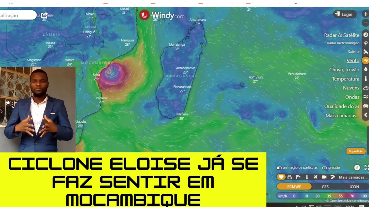 Mais um Ciclone em Moçambique | Ciclone Eloise Poderá fustigar Moçambique até domingo | Lua de Março