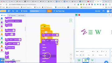 Animate Name Scratch 2