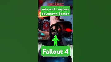 Ada and I explore downtown Boston (Fallout 4 - Very Hard Difficulty)