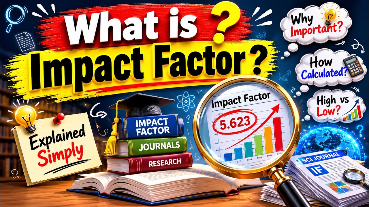What Is Impact Factor Impact Facto Journals YouTube