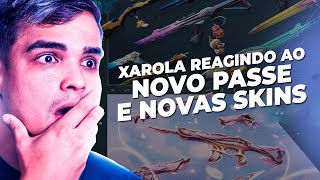 XAROLA REAGINDO AO NOVO PASSE DE BATALHA DO VALORANT E AS NOVAS SKINS FLORETÉREA!!!