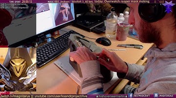 Overwatch reaper mask making